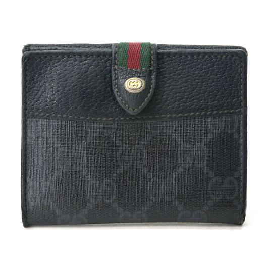 OLD Gucci　２つ折れミニシェリー財布（黒）