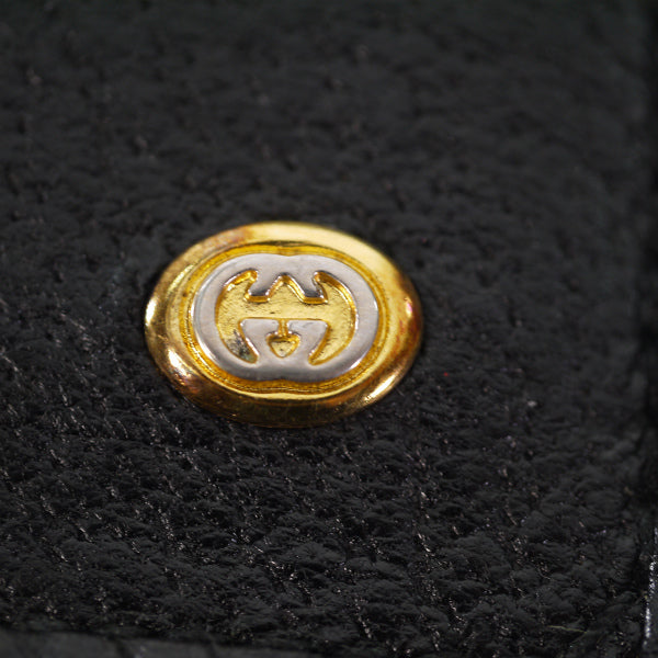 OLD Gucci GG柄３つ折れ長財布（黒）