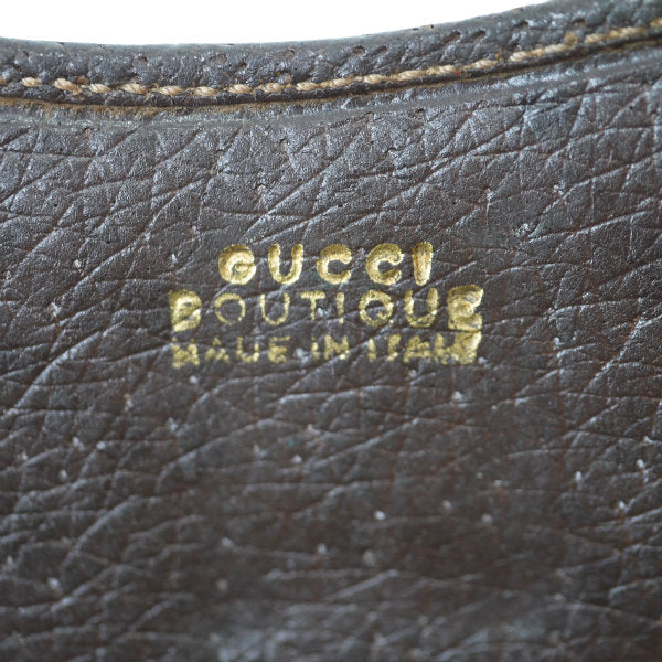 OLD Gucci　ピグスキン シェリーミドル財布（茶）