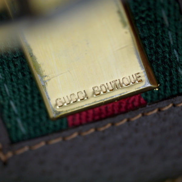 OLD Gucci　ピグスキン シェリーミドル財布（茶）