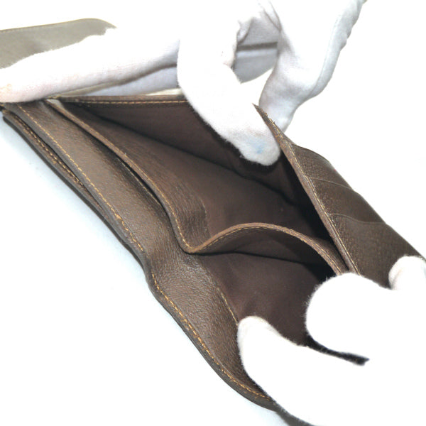 OLD Gucci　ピグスキン シェリー折財布（茶）