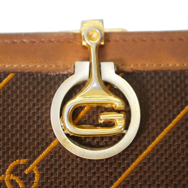 OLD Gucci 流れ星柄キャンバス長財布（茶）