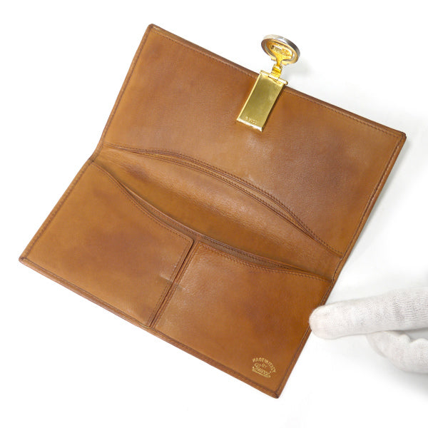 OLD Gucci 流れ星柄キャンバス長財布（茶）