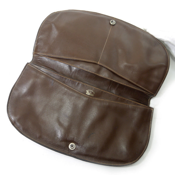 OLD Gucci 70s!メキシコ製!!ハーフムーンお財布クラッチ