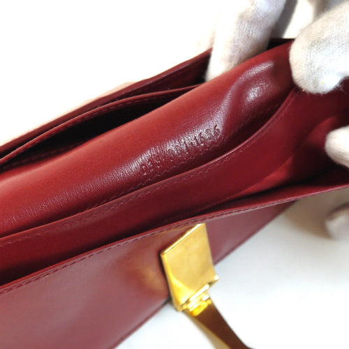 OLD Gucci　＜訳アリ格安＞本革チャーム付き長財布（赤）