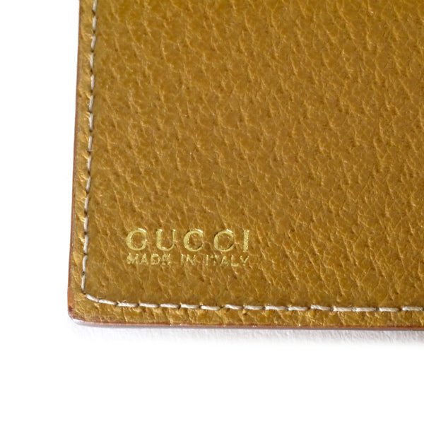 OLD Gucci ホースビット レザーバインダー手帳カバー（キャメル）