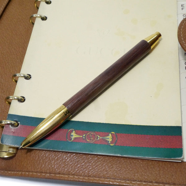 OLD Gucci ホースビット レザースケジュール手帳（キャメル）