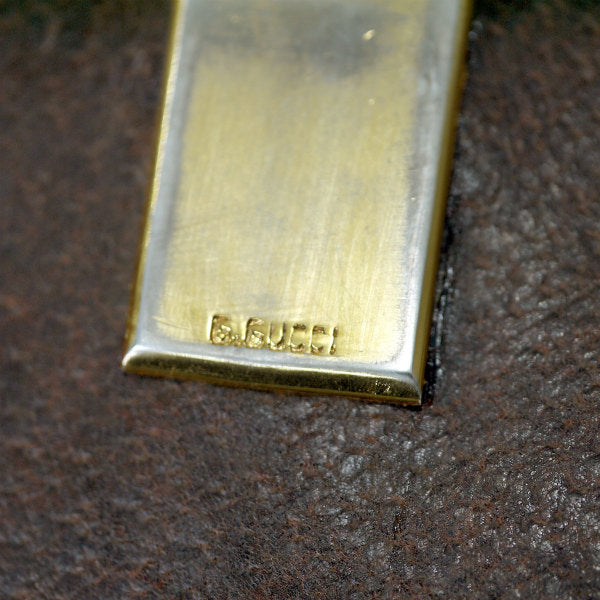 OLD Gucci  シェリーGG金具ハーフムーン財布（茶）
