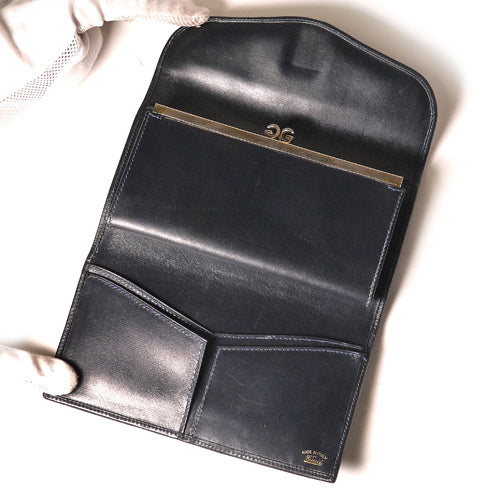 OLD Gucci　ビットモチーフ長財布（黒GG）