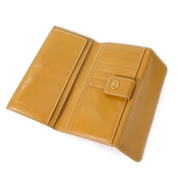 OLD Gucci マイクロGGシェリー長財布（キャメル）