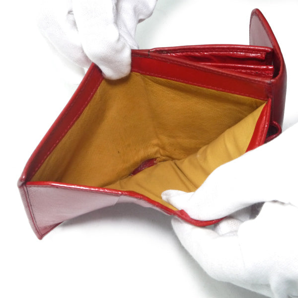 OLD Gucci  総革ホースシュー折財布（赤）