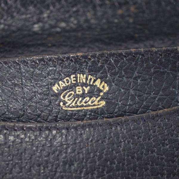OLD Gucci　GG金具シェリー長財布（青）