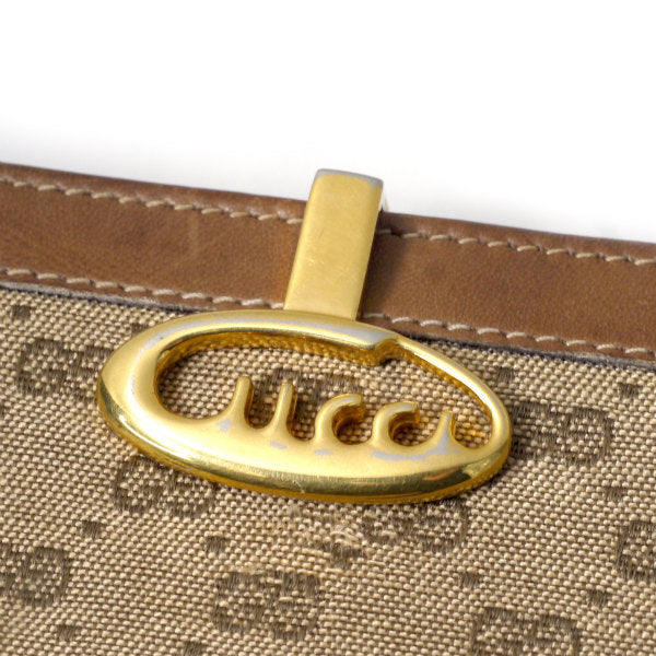 OLD Gucci 70s筆記体ロゴ マイクロGG折財布（明茶） – Vintage Shop Rococo