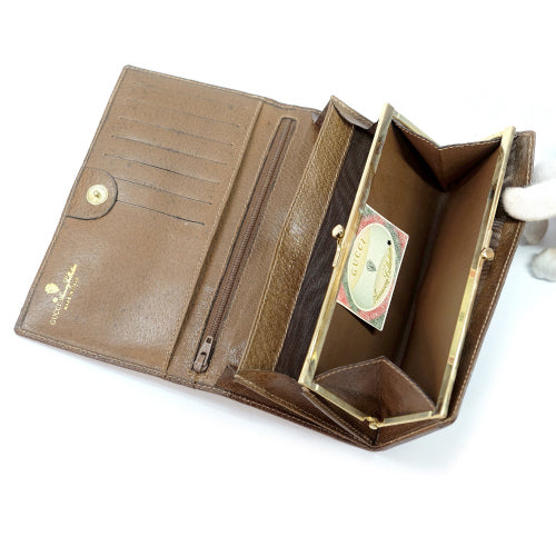 OLD Gucci 希少！ Centennial Line 長財布（茶）