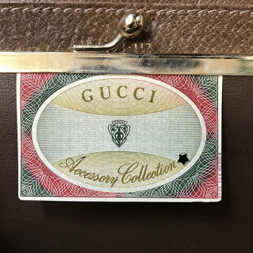 OLD Gucci 希少！ Centennial Line 長財布（茶）