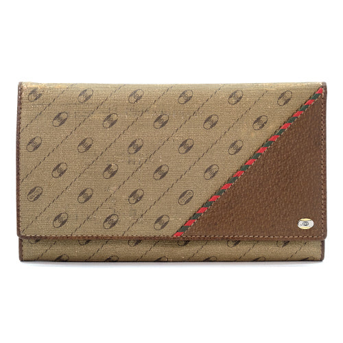 OLD Gucci 希少！ Centennial Line 長財布（茶）