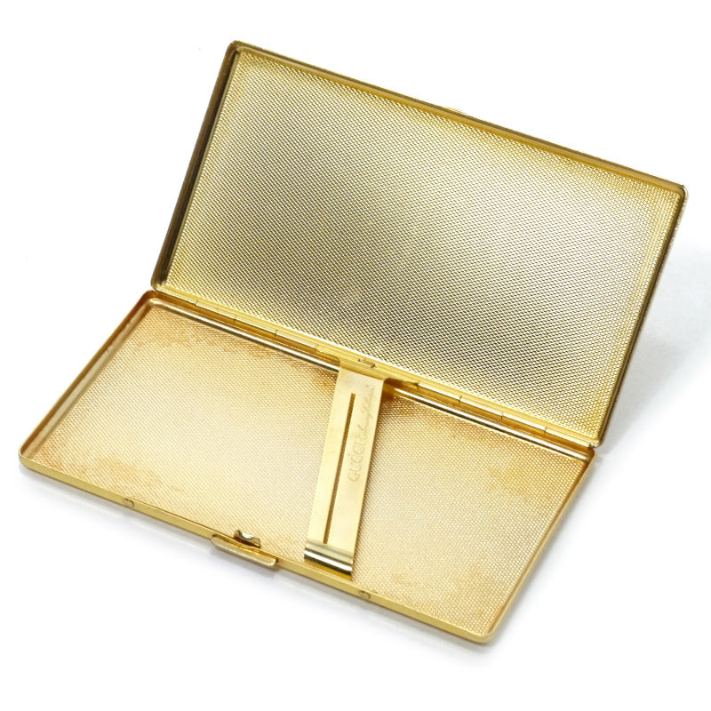 OLD Gucci　シガレット/カードケース（ゴールド）