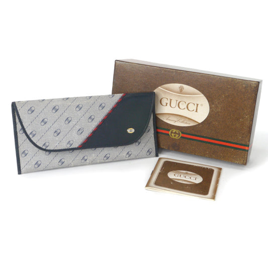 OLD Gucci 希少!Centennial Lineミニポーチ（青）