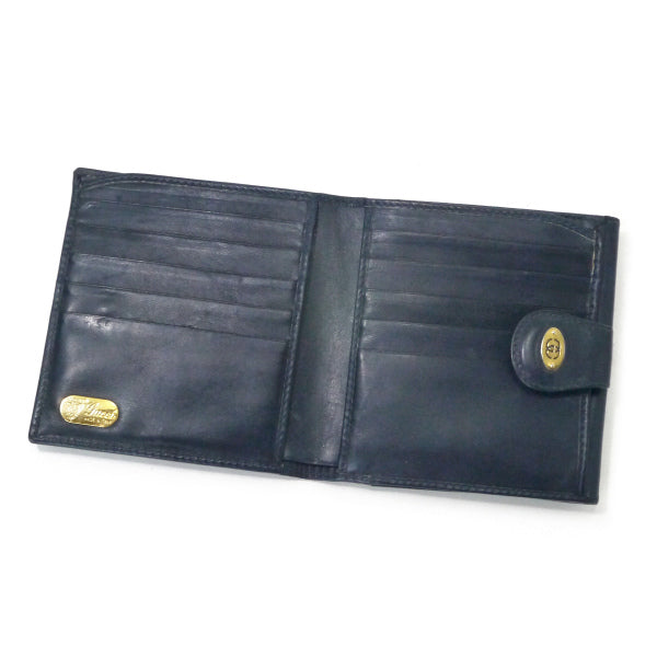 OLD Gucci マイクロGG２つ折り財布（青）
