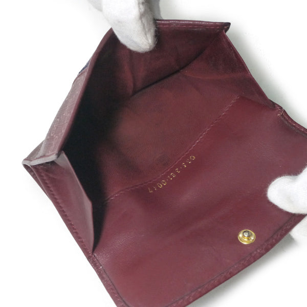 OLD Gucci　マイクロGGシェリー２つ折り財布（ボルドー）