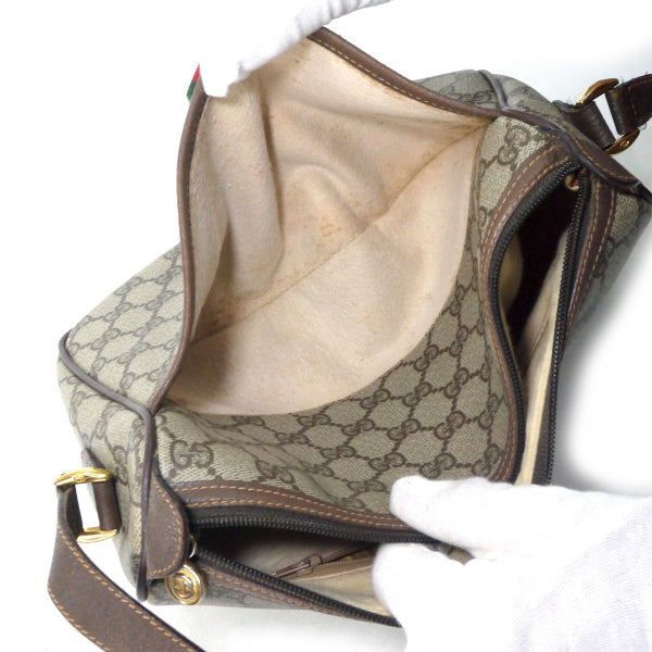 オールドグッチハーフムーンショルダー（茶）