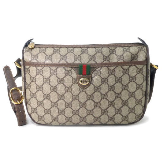 オールドグッチハーフムーンショルダー（茶）