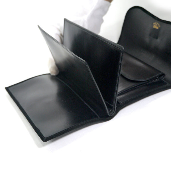 OLD Gucci　ビット留具シェリースエード長財布（黒）