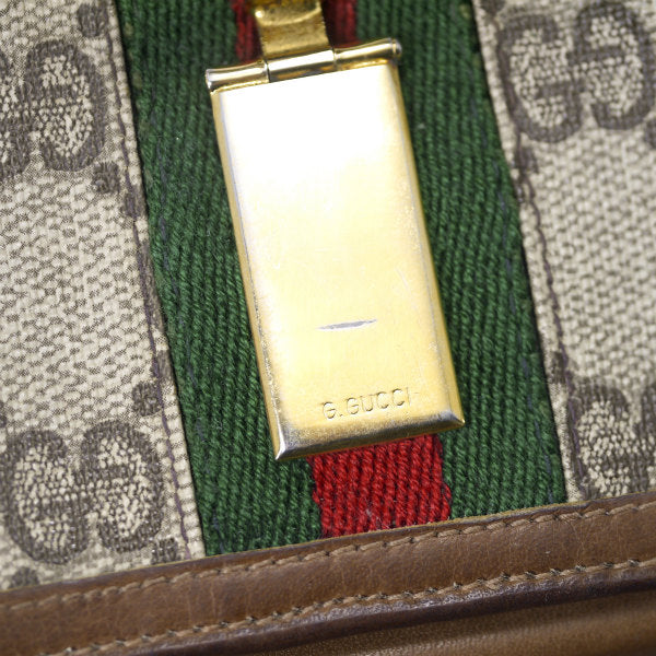 OLD Gucci　シェリーGG金具ミドル財布（茶）