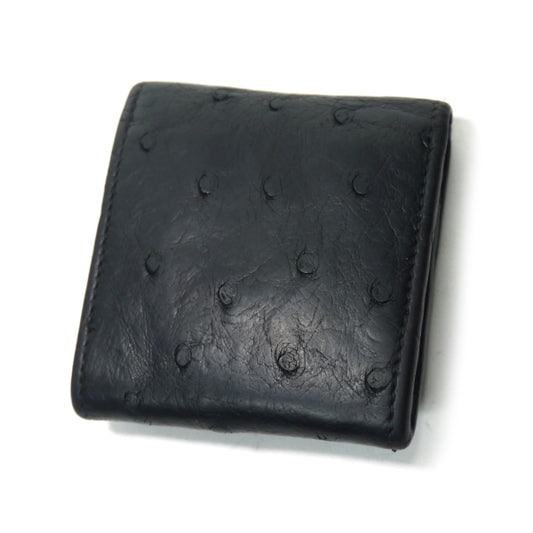 OLD Gucci　オーストリッチ コインケース（黒）