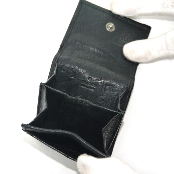 OLD Gucci　オーストリッチ コインケース（黒）