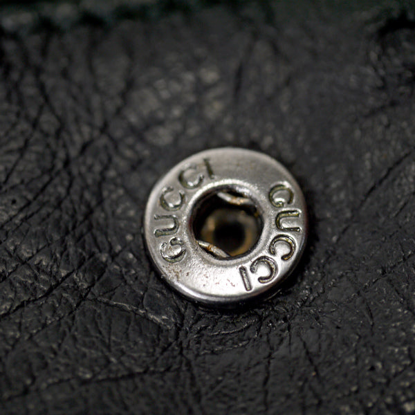 OLD Gucci　オーストリッチ コインケース（黒）