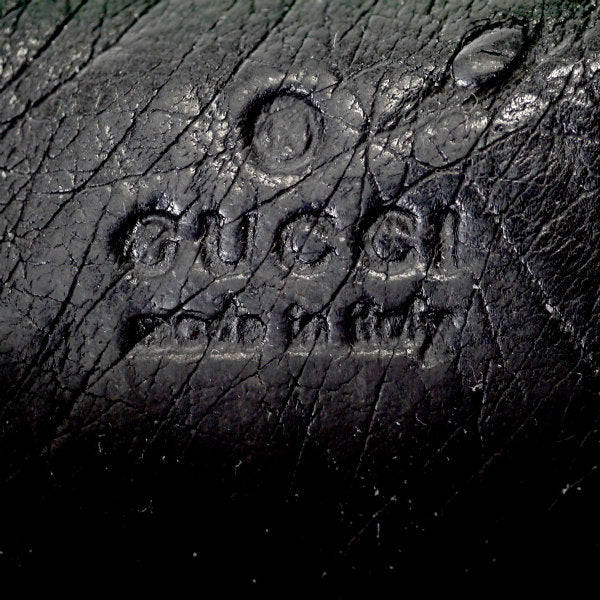 OLD Gucci　オーストリッチ コインケース（黒）