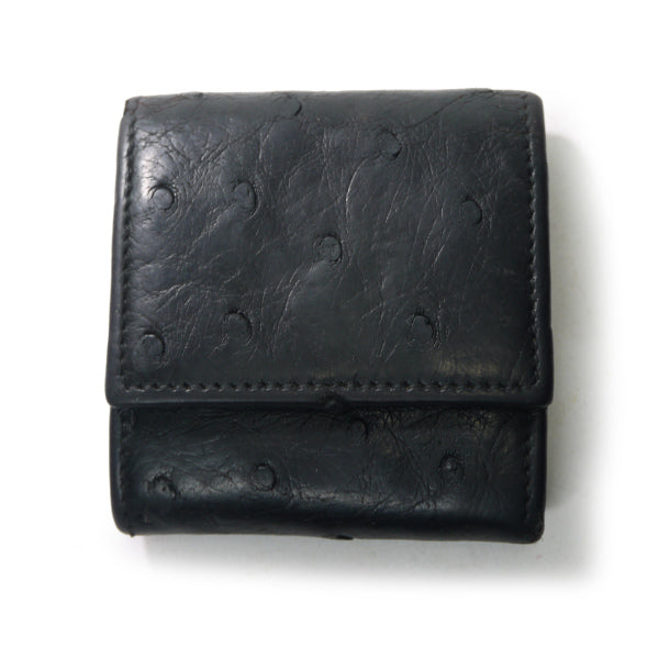 OLD Gucci　オーストリッチ コインケース（黒）