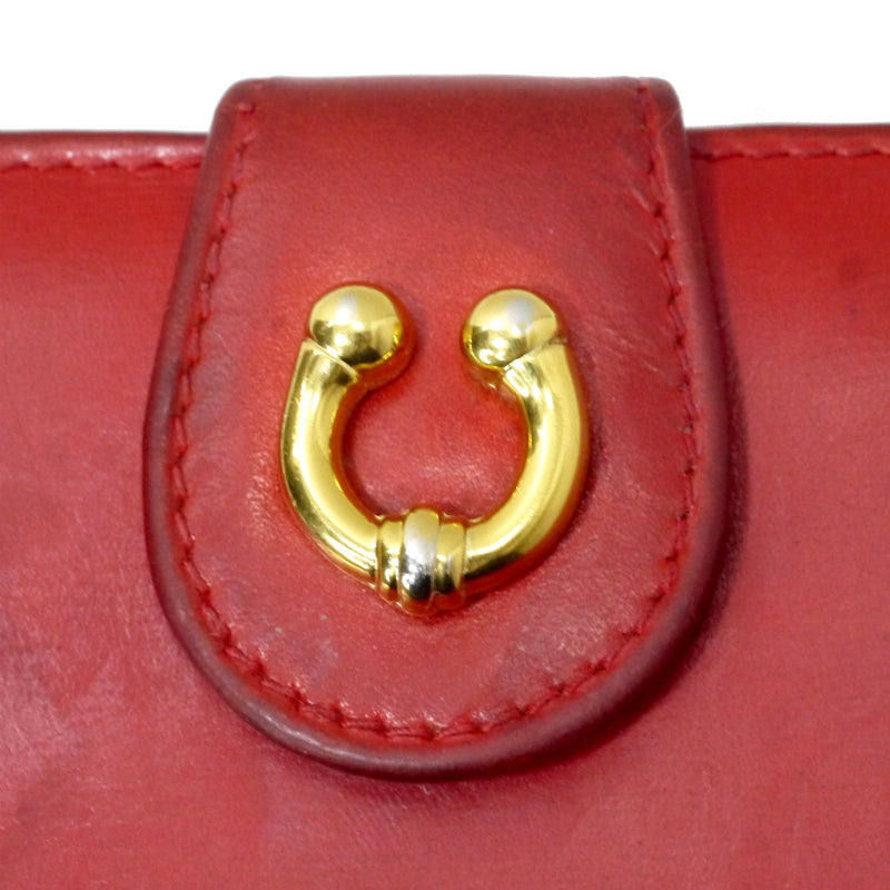 OLD Gucci 総革ホースシューがま口ミドル財布（赤） – Vintage Shop Rococo