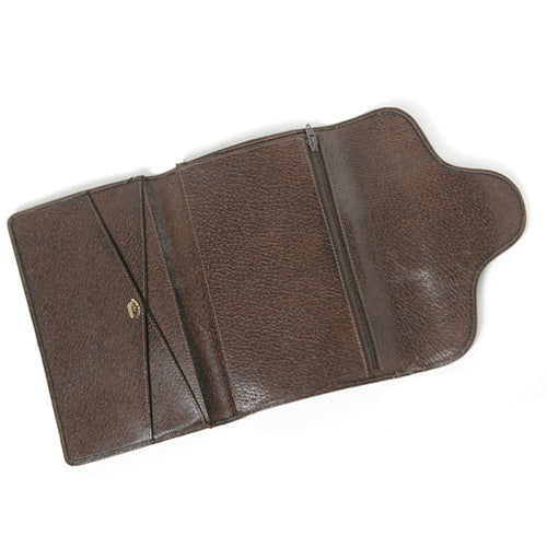 OLD Gucci　ジャガード財布(茶）