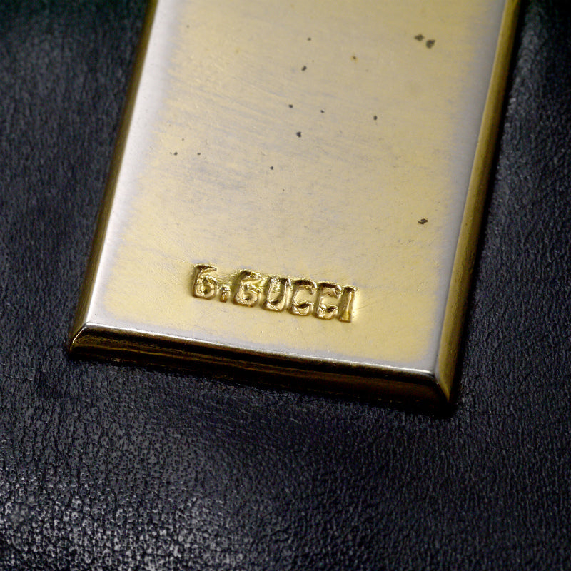 OLD Gucci  ホースビット留め具 折財布（青）