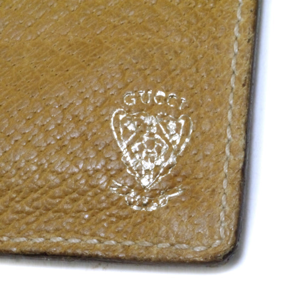 OLD Gucci 70s本革カードケース（キャメル）