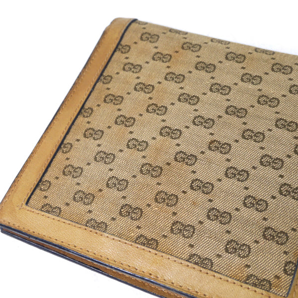 OLD Gucci  ＜訳あり＞マイクロGGマルチポーチ（ベージュ）
