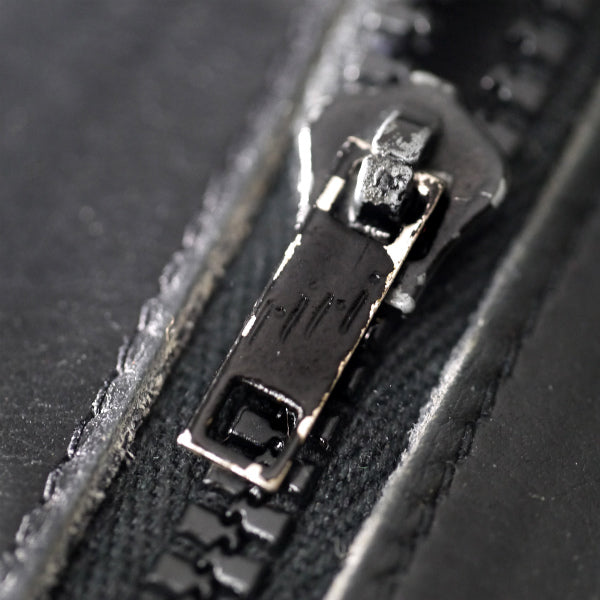 OLD Gucci　リンク金具レザー長財布（黒）