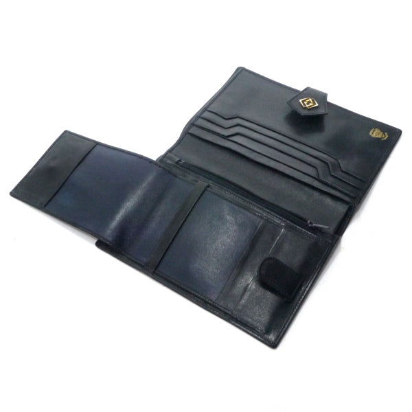 OLD Gucci GGロゴレザー財布付き多用途ケース（黒）