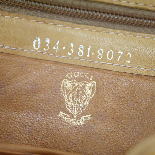 OLD Gucci  マイクロGGハーフムーン財布（キャメル）