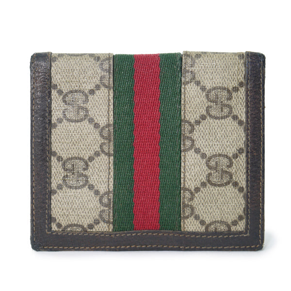 OLD Gucci　アクセコ カードケース（茶）