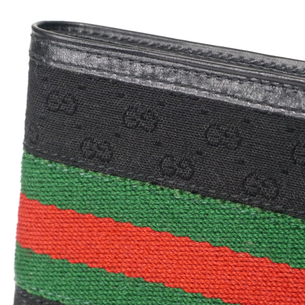 OLD Gucci70sマイクロGGお札入れ＆カードケース（黒）