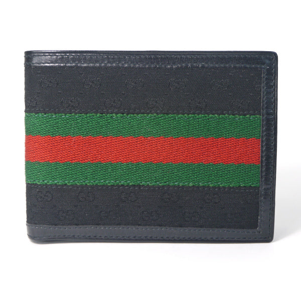 OLD Gucci70sマイクロGGお札入れ＆カードケース（黒）