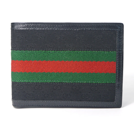 OLD Gucci70sマイクロGGお札入れ＆カードケース（黒）