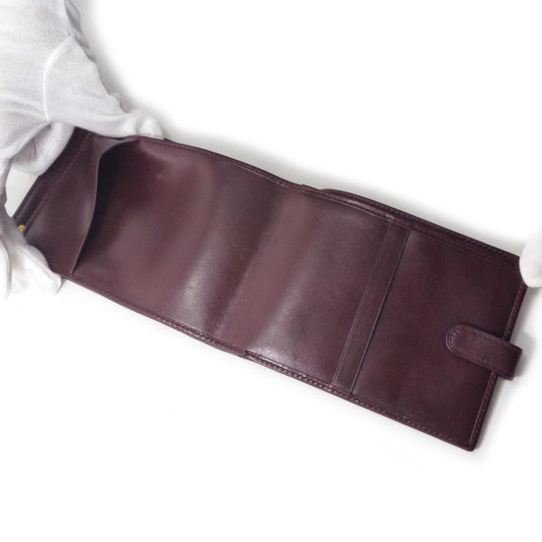 OLD Gucci　総革シェリーお札入れ＆カードケース（ボルドー）