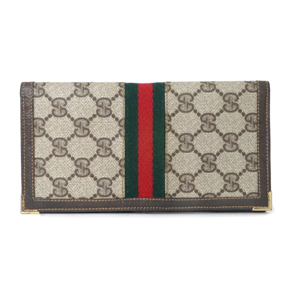 OLD Gucci 70sシェリーお札入れ＆カードケース（茶）
