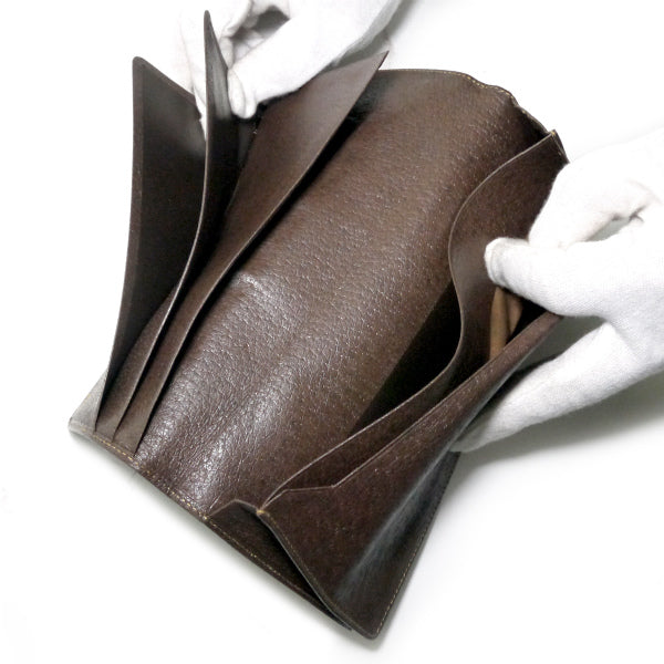 OLD Gucci　シェリーお札入れ＆パスケース（茶）