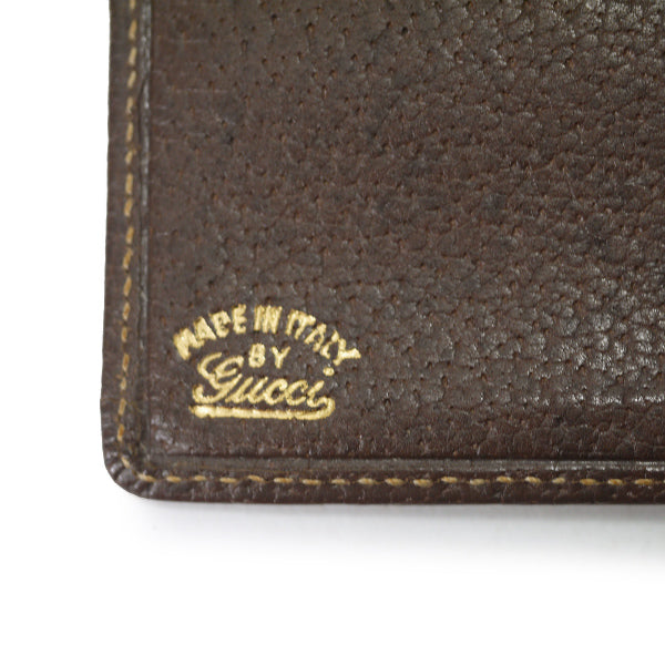 OLD Gucci　シェリーお札入れ＆パスケース（茶）