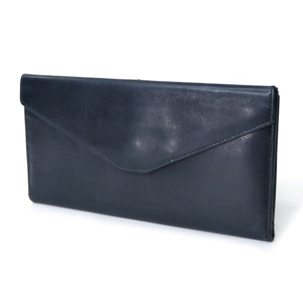 OLD Gucci 総革GG留め具デュアルトーン長財布（黒×赤）